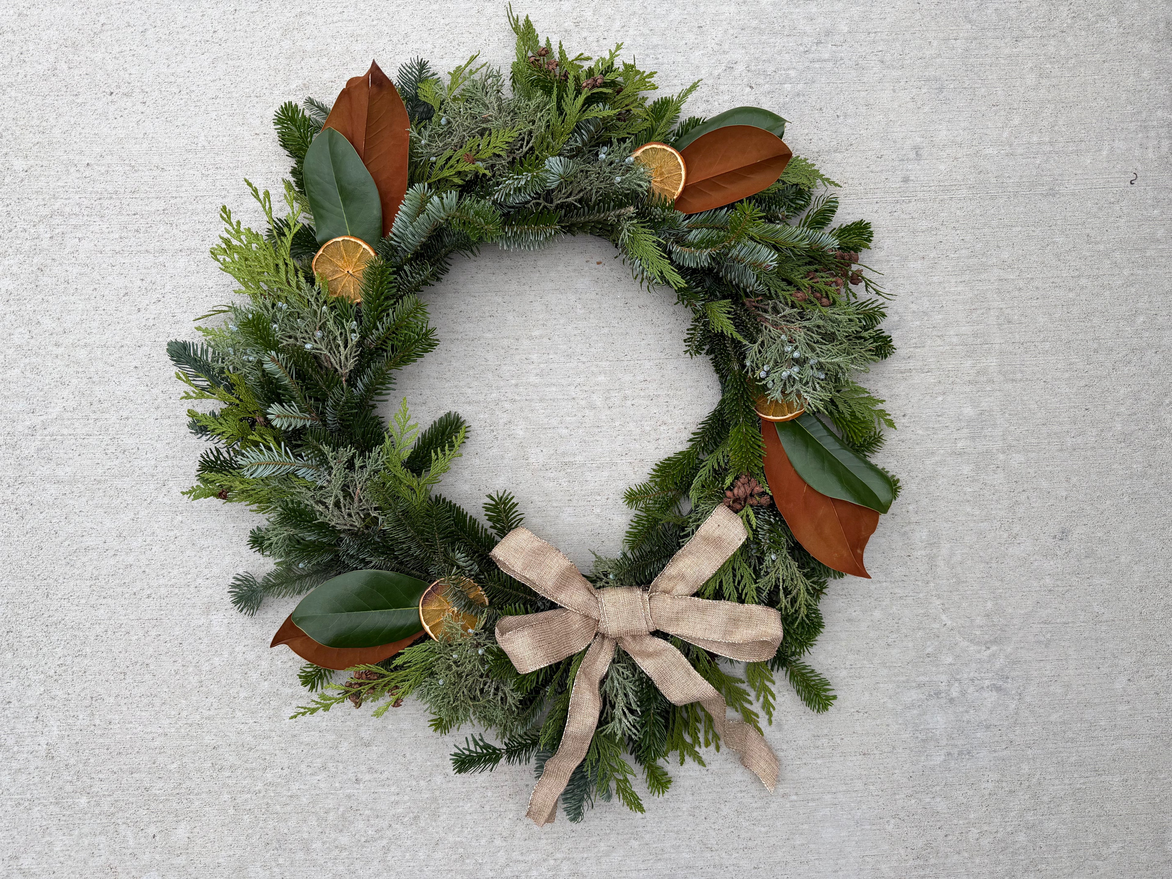 wintery wreath